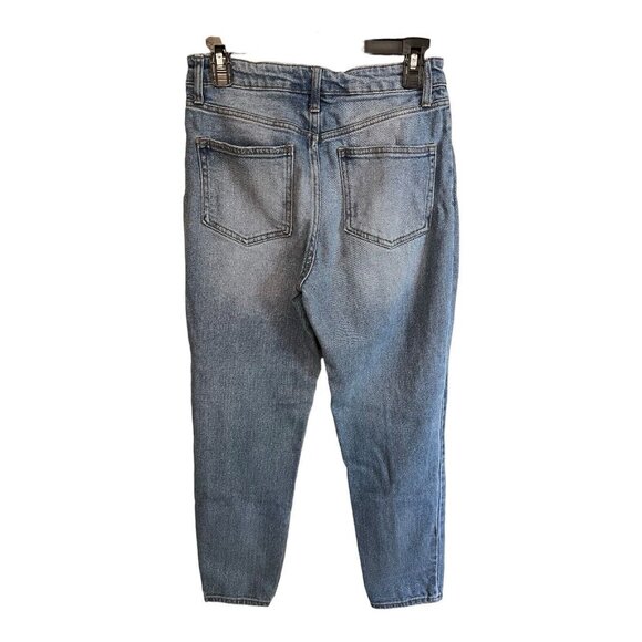 No Boundaries NO BOI Stretch Jeans~Size 9~Blue Denim Distressed Patched L9 07 - Picture 4 of 8